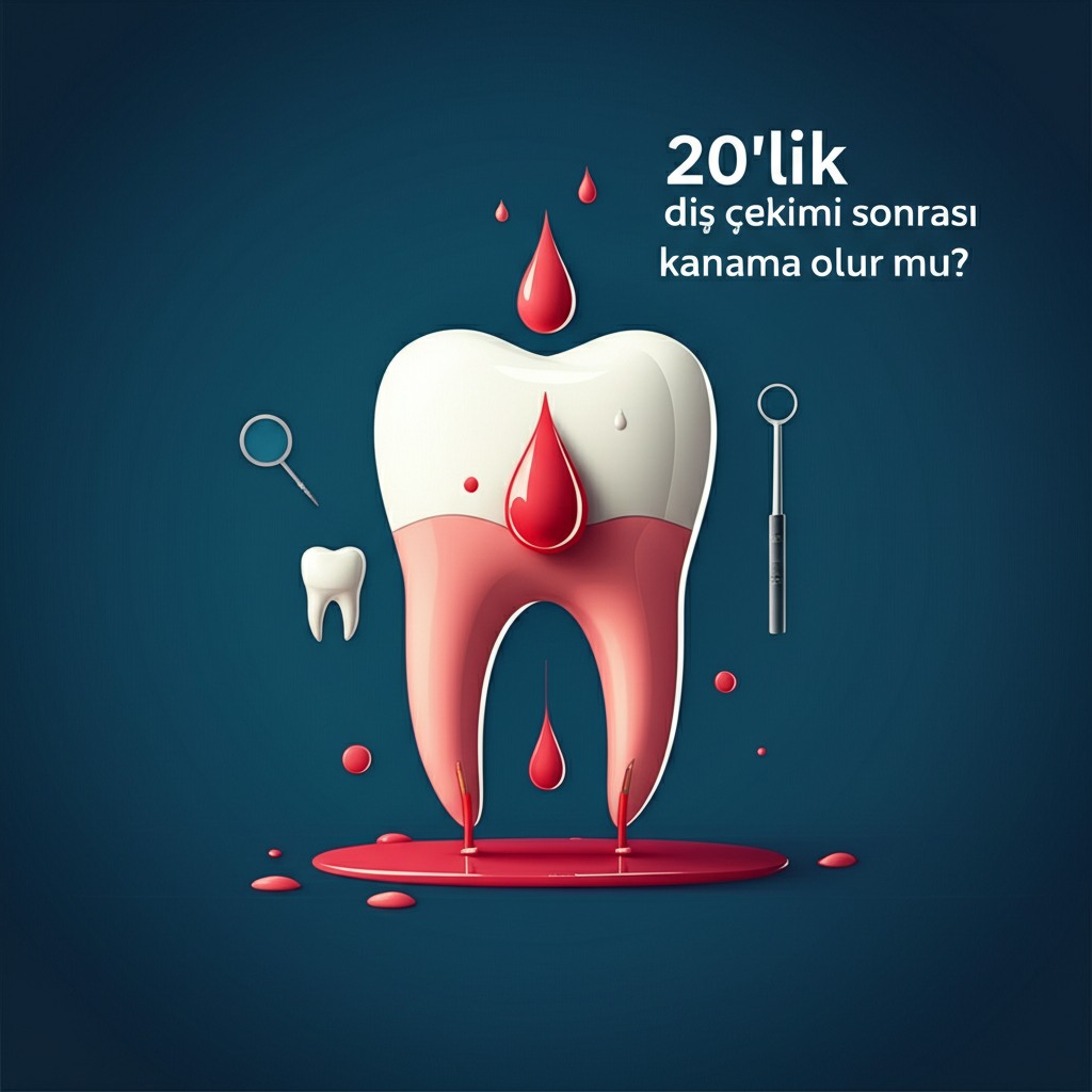 20'lik diş çekimi sonrası kanama olur mu?