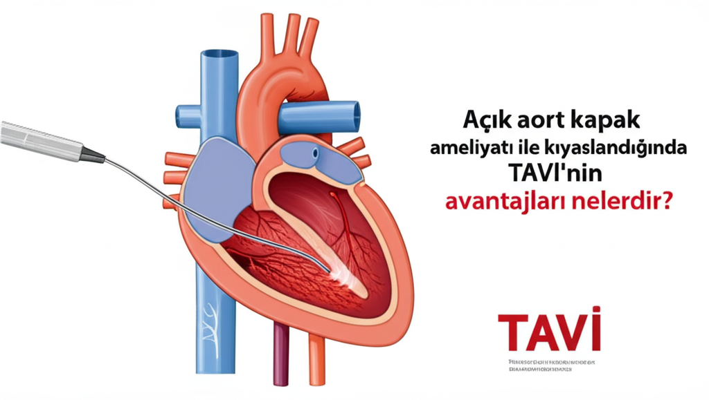 Açık aort kapak ameliyatı ile kıyaslandığında TAVI’nin avantajları nelerdir?