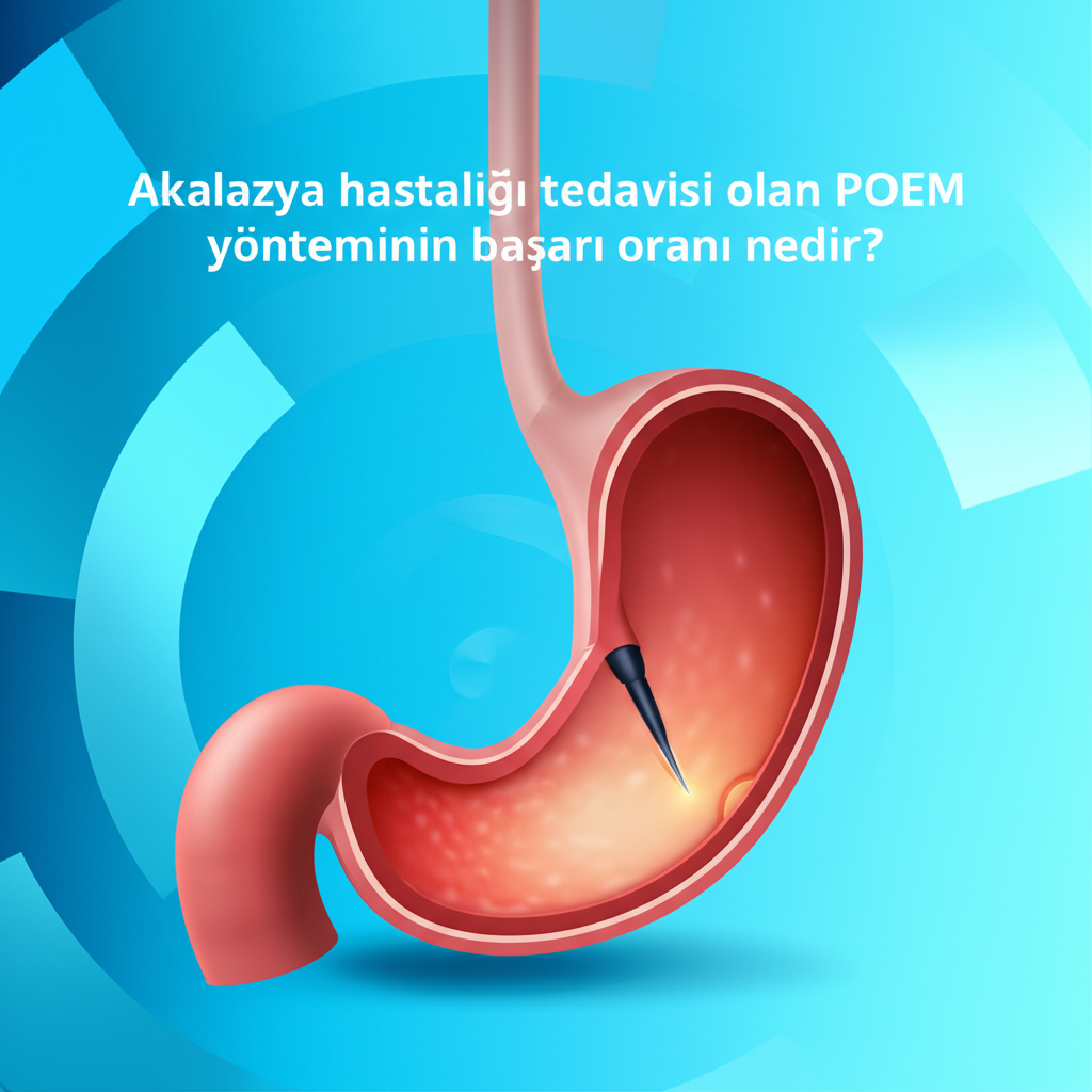  Akalazya hastalığı tedavisi olan POEM yönteminin başarı oranı nedir?