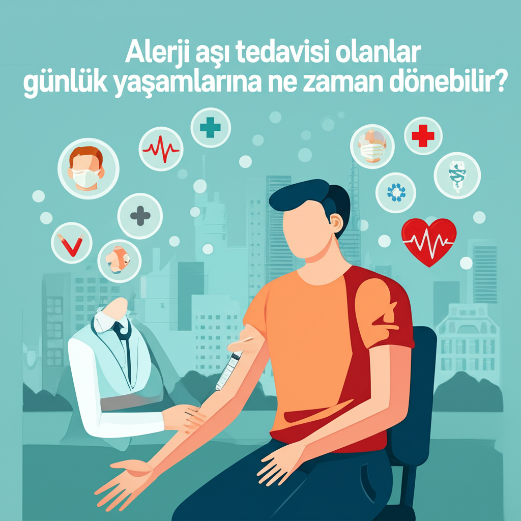 Alerji aşı tedavisi olanlar günlük yaşamlarına ne zaman dönebilir?
