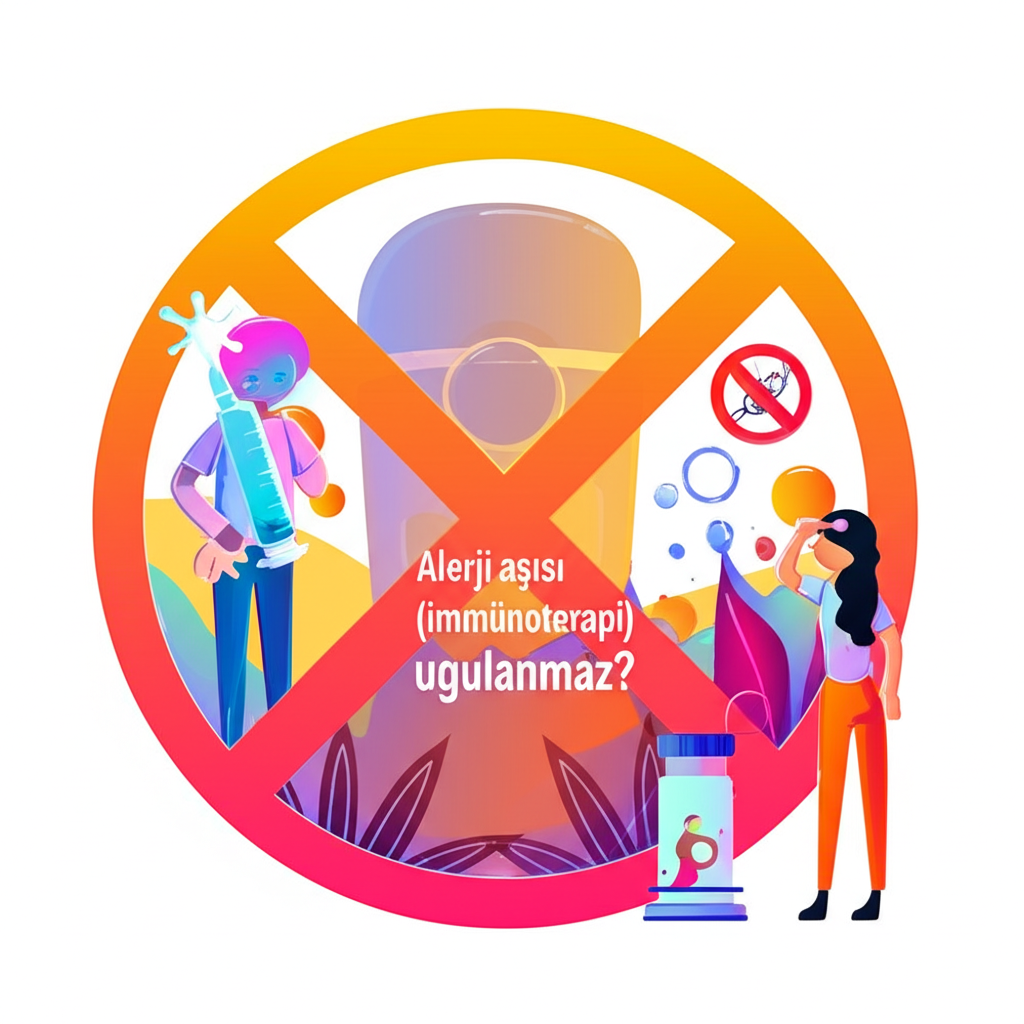 Alerji aşısı (immünoterapi) kimlere uygulanmaz?