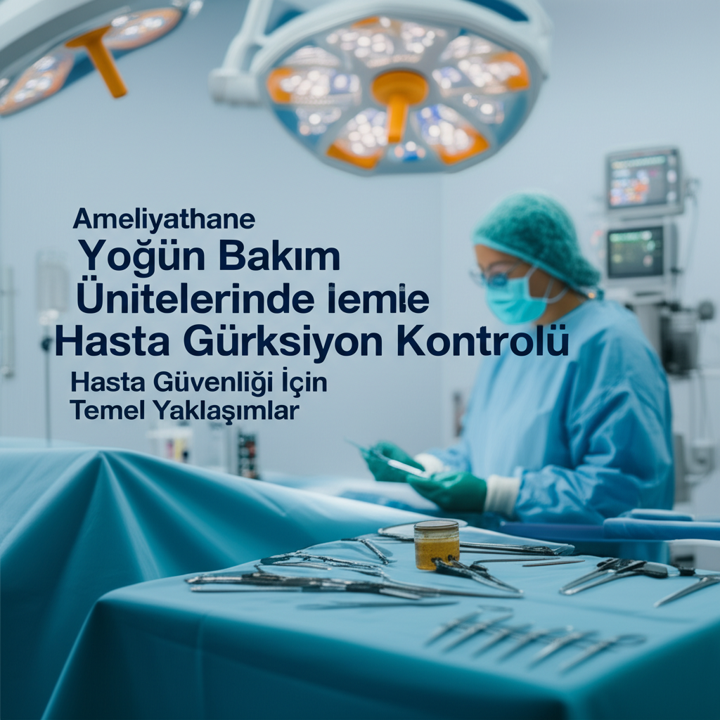 Ameliyathane Yoğun Bakım Ünitelerinde Enfeksiyon Kontrolü: Hasta Güvenliği İçin Temel Yaklaşımlar