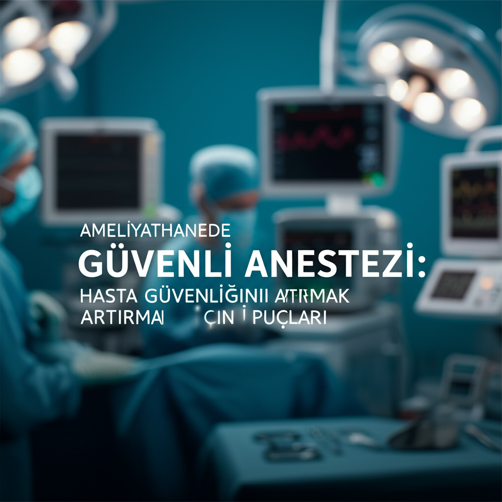 Ameliyathanede Güvenli Anestezi: Hasta Güvenliğini Artırmak İçin İpuçları