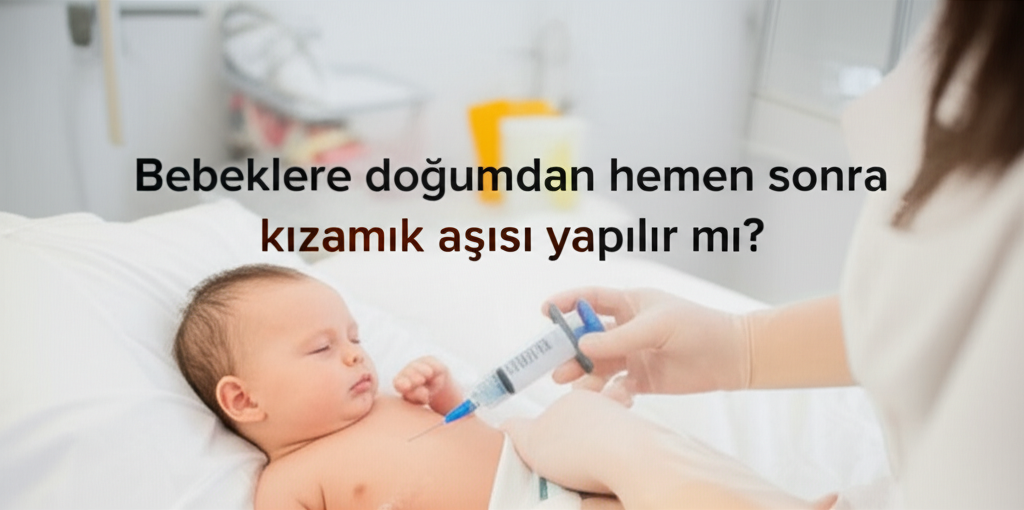 Bebeklere doğumdan hemen sonra kızamık aşısı yapılır mı?