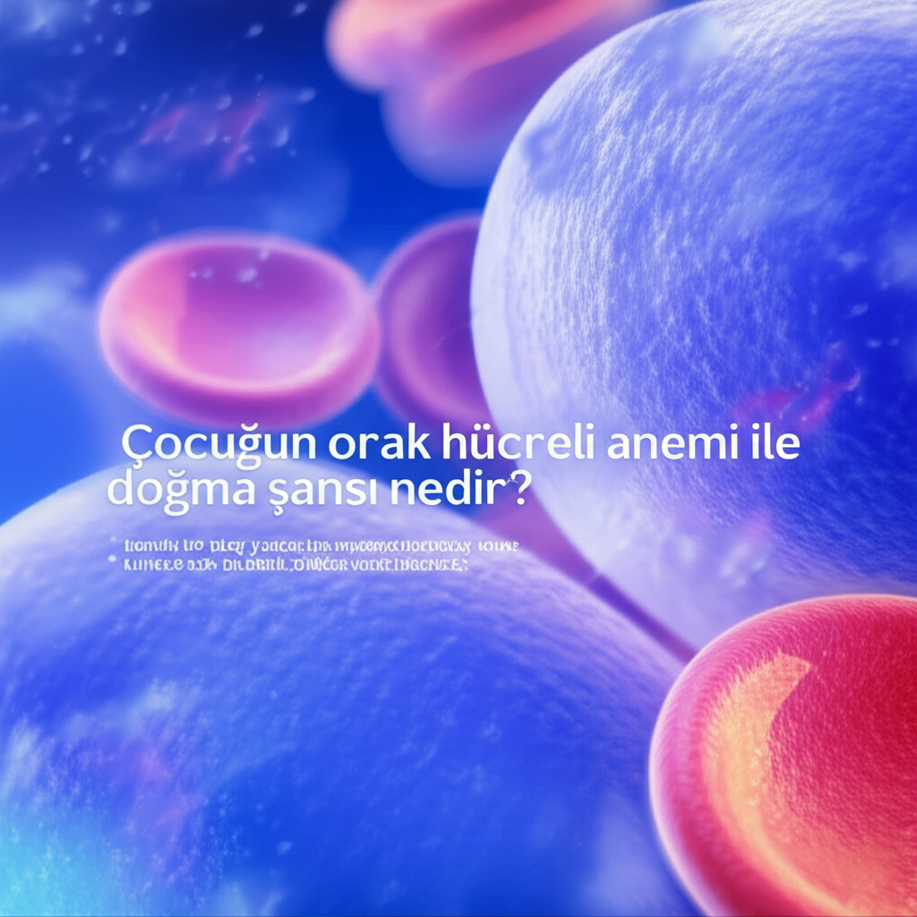 Çocuğun orak hücreli anemi ile doğma şansı nedir?