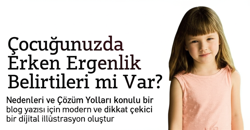 Çocuğunuzda Erken Ergenlik Belirtileri mi Var? Nedenleri ve Çözüm Yolları