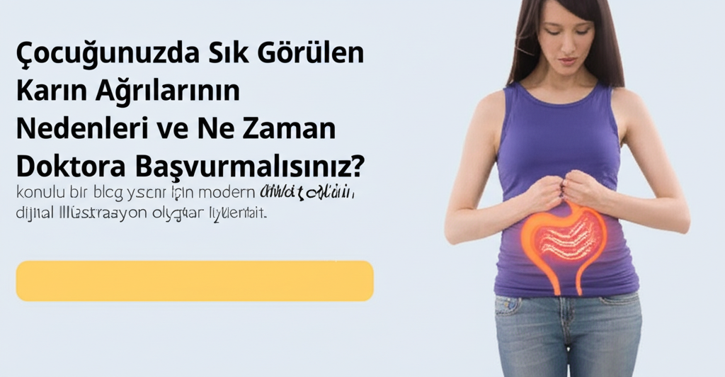 Çocuğunuzda Sık Görülen Karın Ağrılarının Nedenleri ve Ne Zaman Doktora Başvurmalısınız?