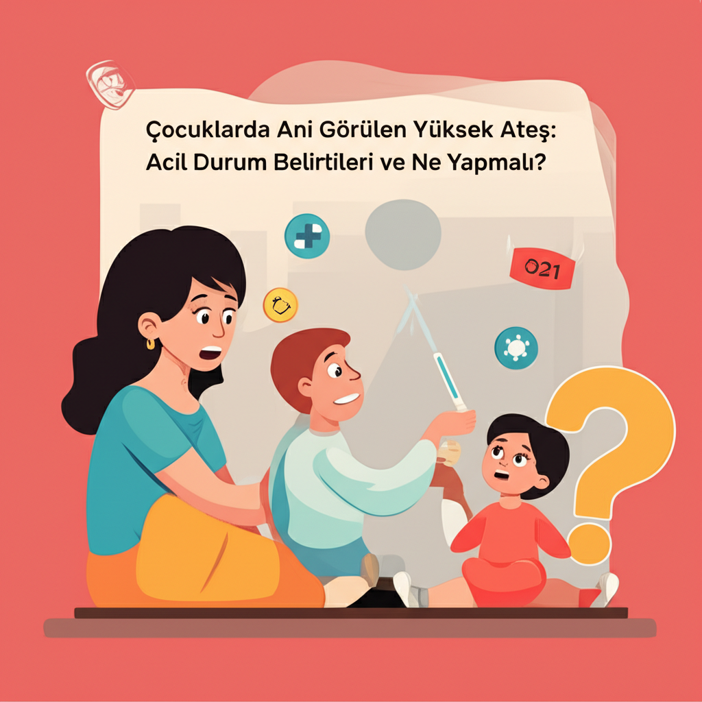 Çocuklarda Ani Görülen Yüksek Ateş: Acil Durum Belirtileri ve Ne Yapmalı?