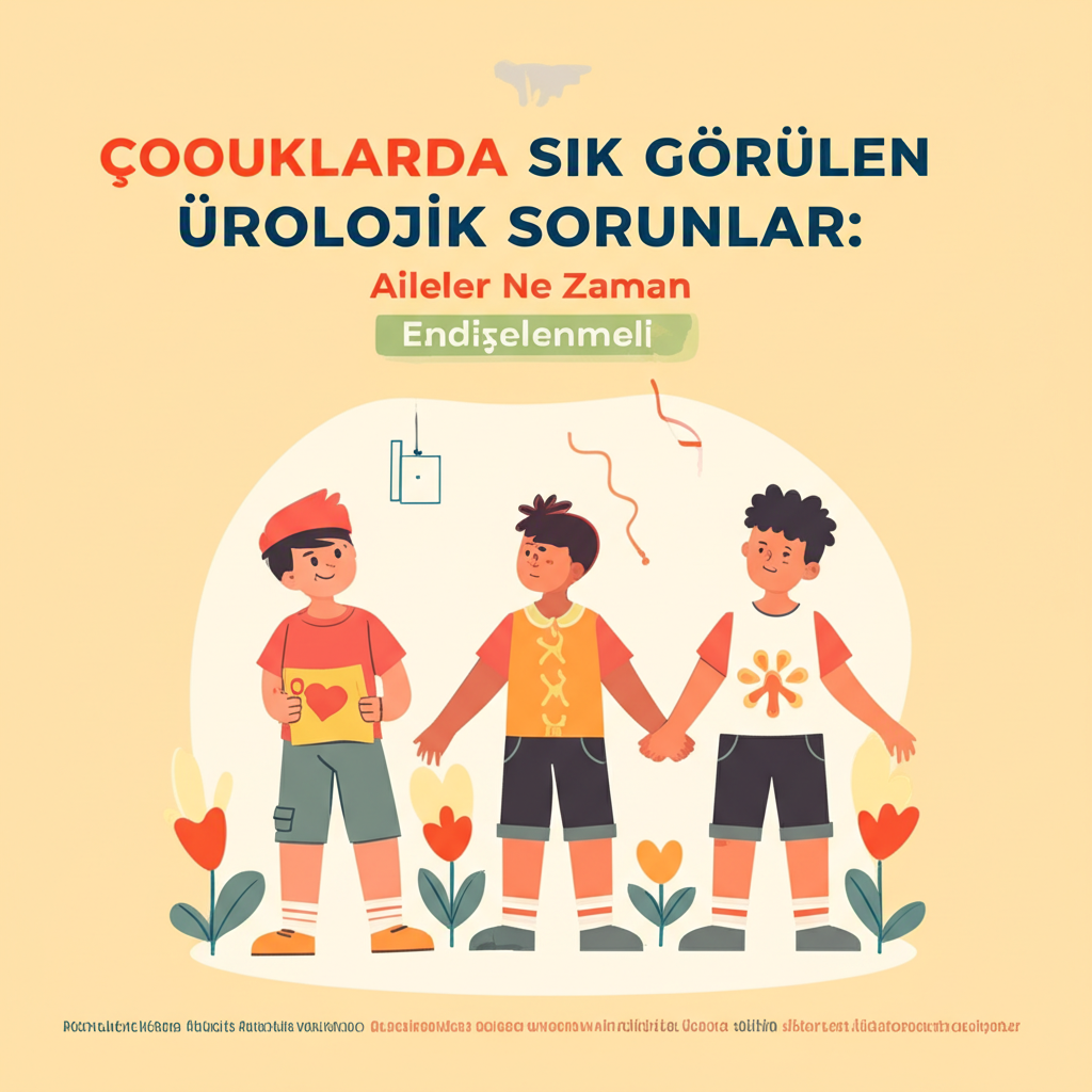 Çocuklarda Sık Görülen Ürolojik Sorunlar: Aileler Ne Zaman Endişelenmeli?