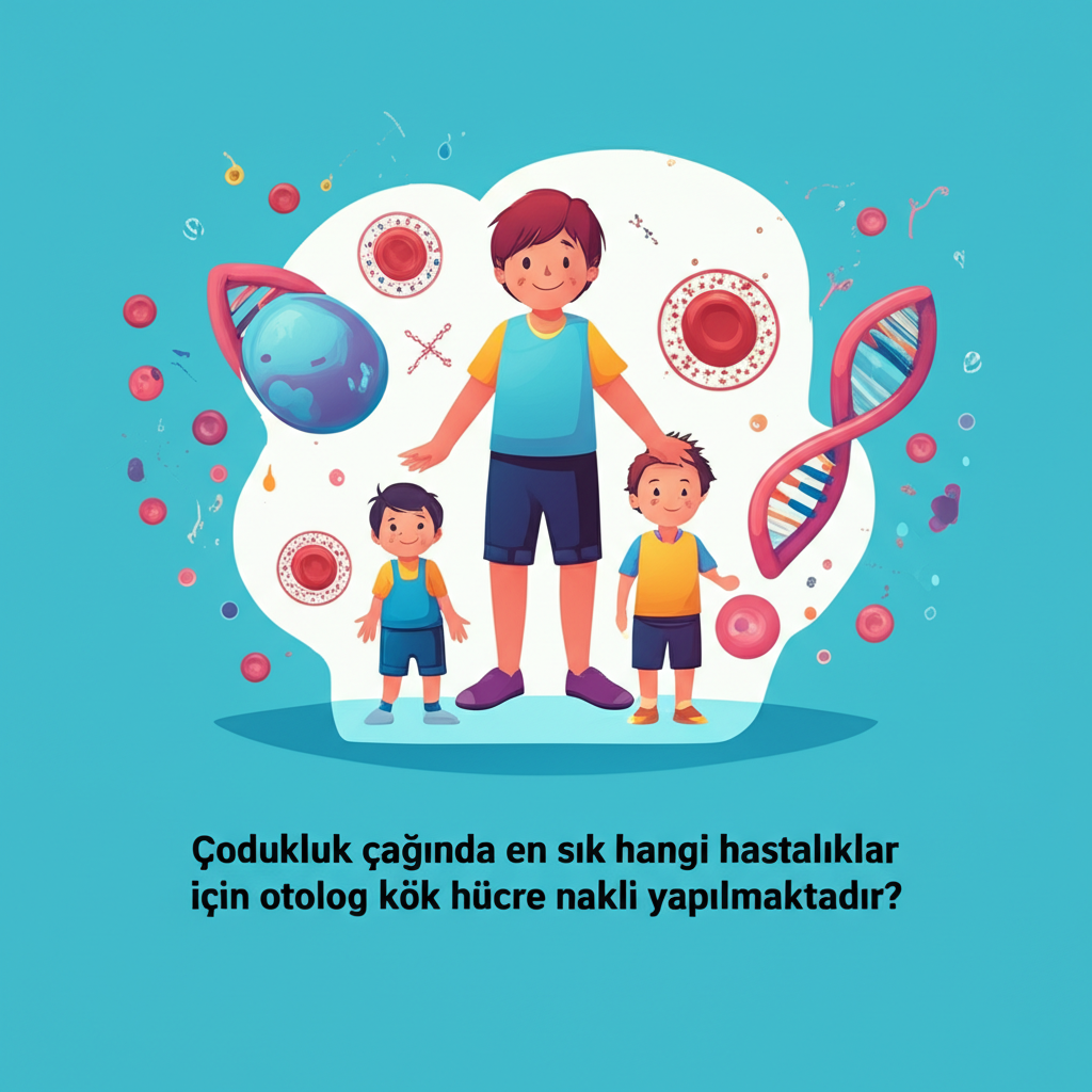 Çocukluk çağında en sık hangi hastalıklar için otolog kök hücre nakli yapılmaktadır?