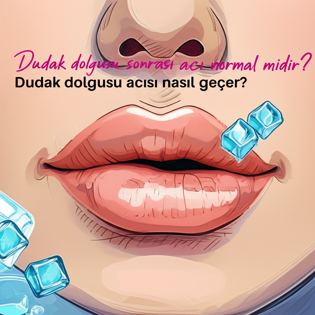 Dudak dolgusu sonrası acı normal midir? Dudak dolgusu acısı nasıl geçer?