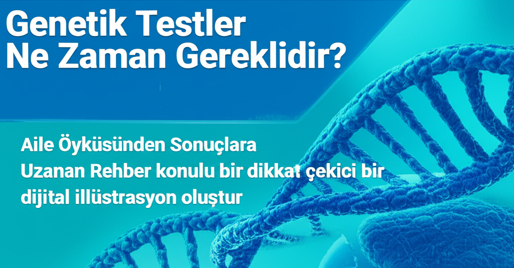 Genetik Testler Ne Zaman Gereklidir? Aile Öyküsünden Sonuçlara Uzanan Rehber