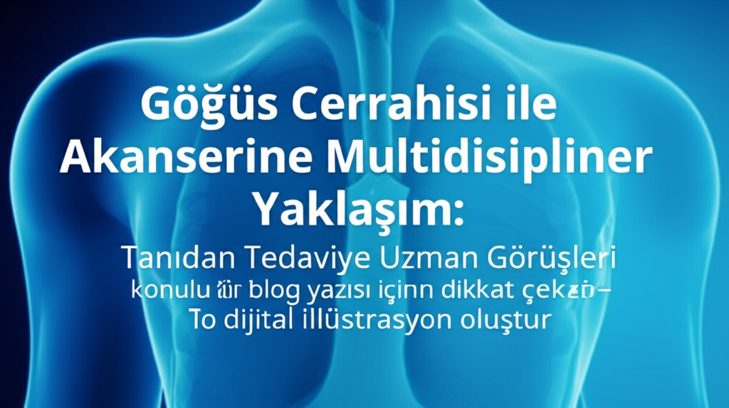 Göğüs Cerrahisi ile Akciğer Kanserine Multidisipliner Yaklaşım: Tanıdan Tedaviye Uzman Görüşleri