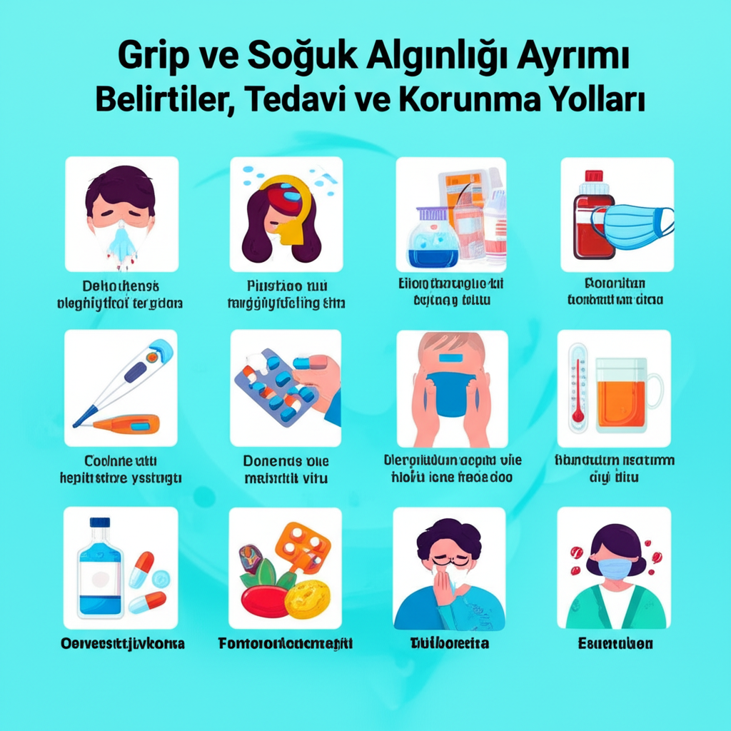 Grip ve Soğuk Algınlığı Ayrımı: Belirtiler, Tedavi ve Korunma Yolları
