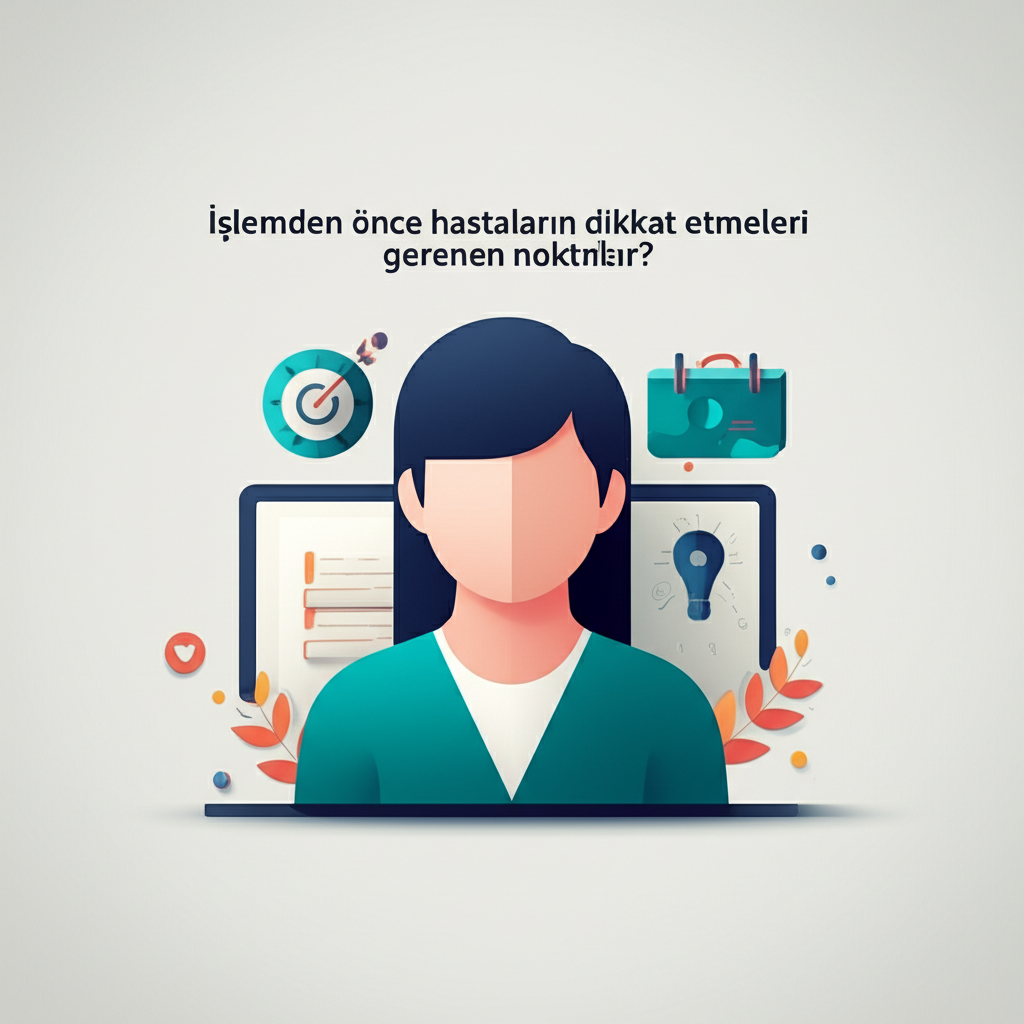 İşlemden önce hastaların dikkat etmeleri gereken noktalar var mıdır? 