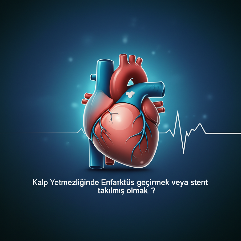 Kalp Yetmezliğinde Enfarktüs geçirmek veya stent takılmış olmak ?