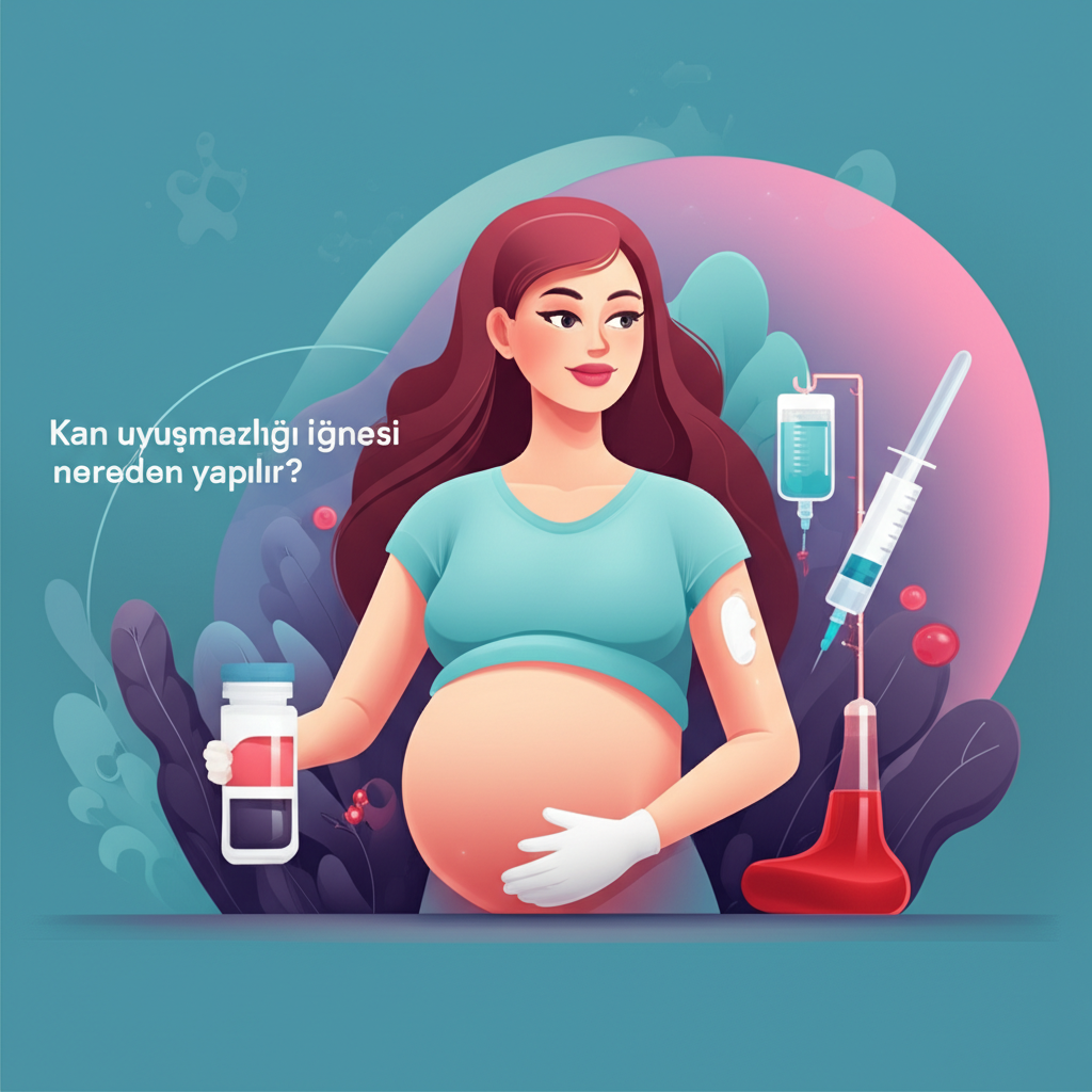 Kan uyuşmazlığı iğnesi nereden yapılır?