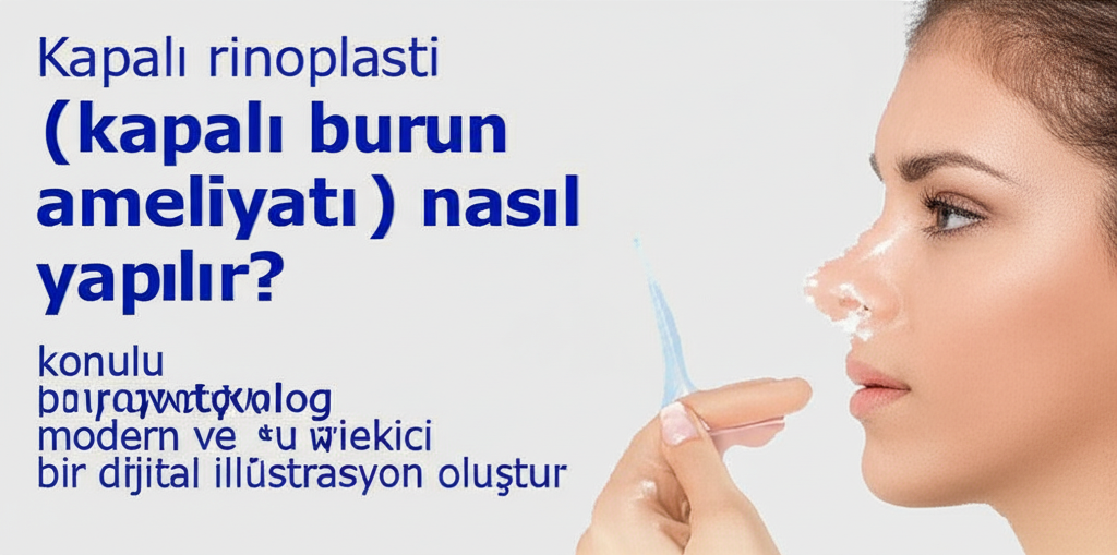 Kapalı rinoplasti (kapalı burun ameliyatı) nasıl yapılır?