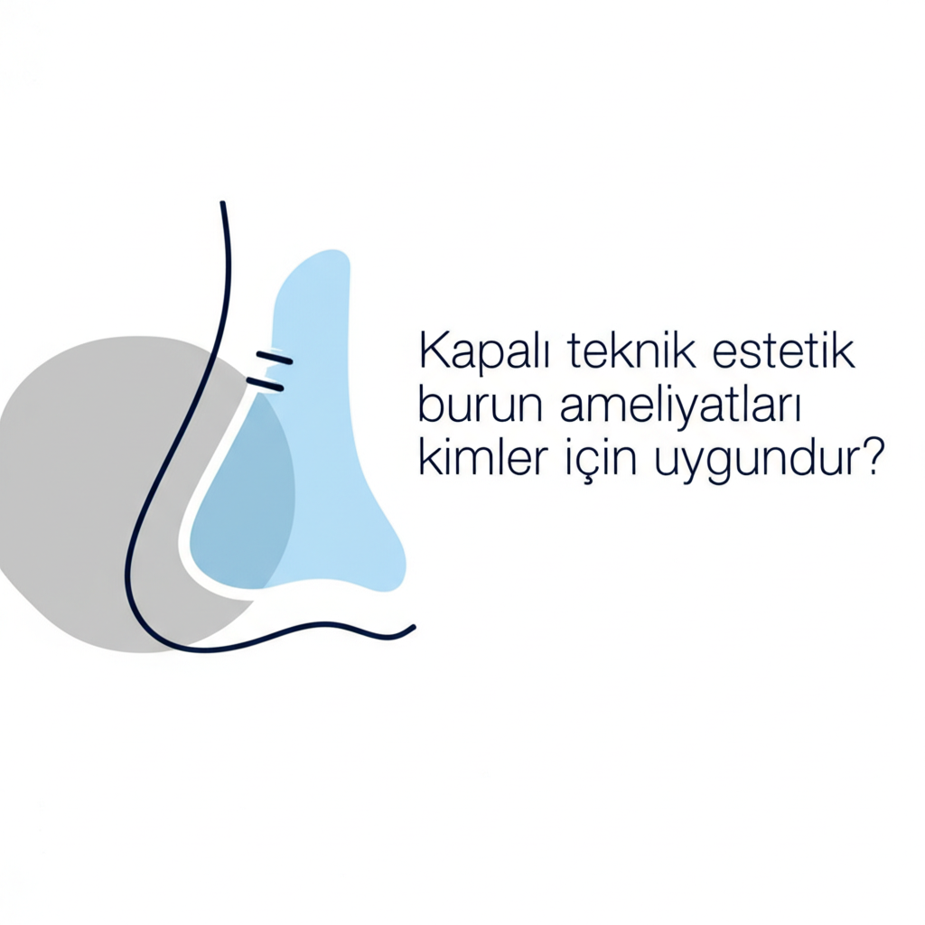 Kapalı teknik estetik burun ameliyatları kimler için uygundur?