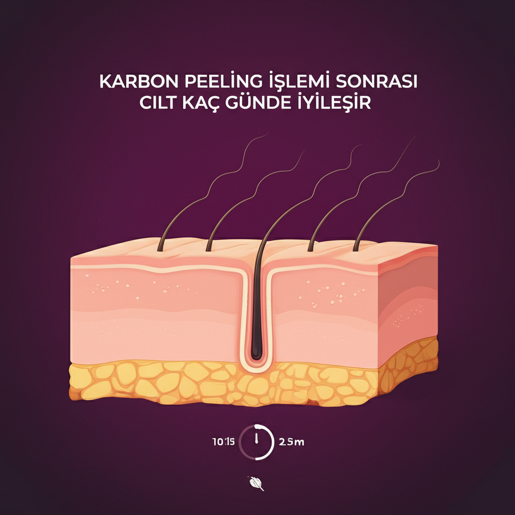 Karbon peeling işlemi sonrası cilt kaç günde iyileşir?