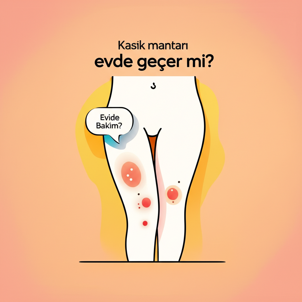 Kasık mantarı evde geçer mi?