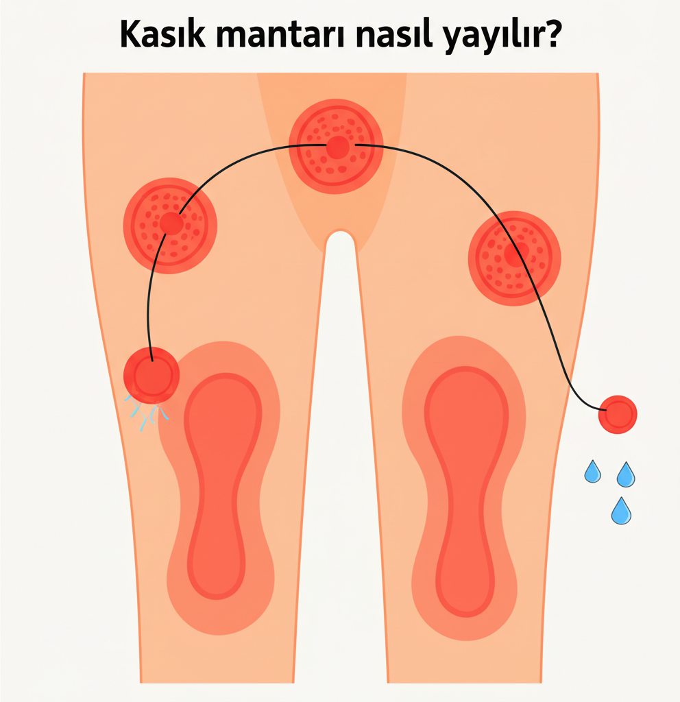 Kasık mantarı nasıl yayılır?