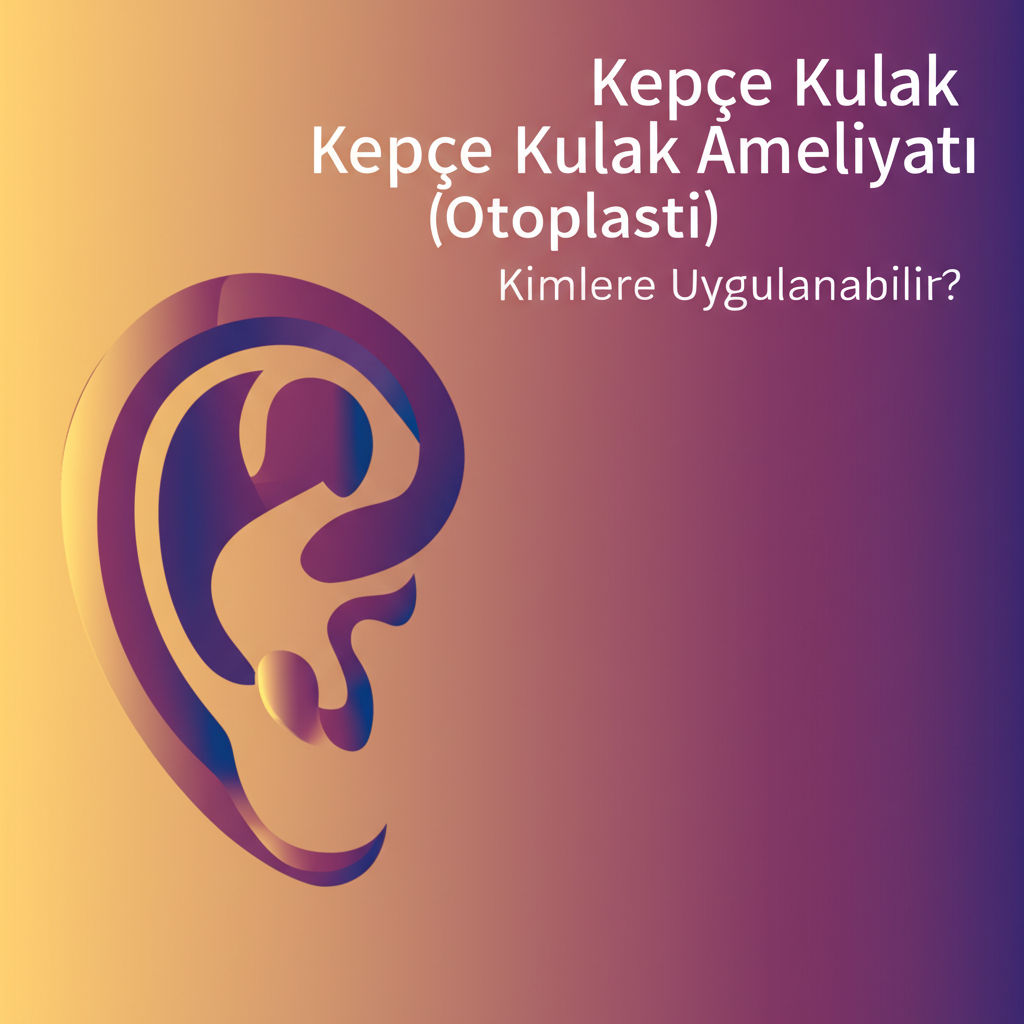 Kepçe Kulak Ameliyatı (Otoplasti) Kimlere Uygulanabilir?