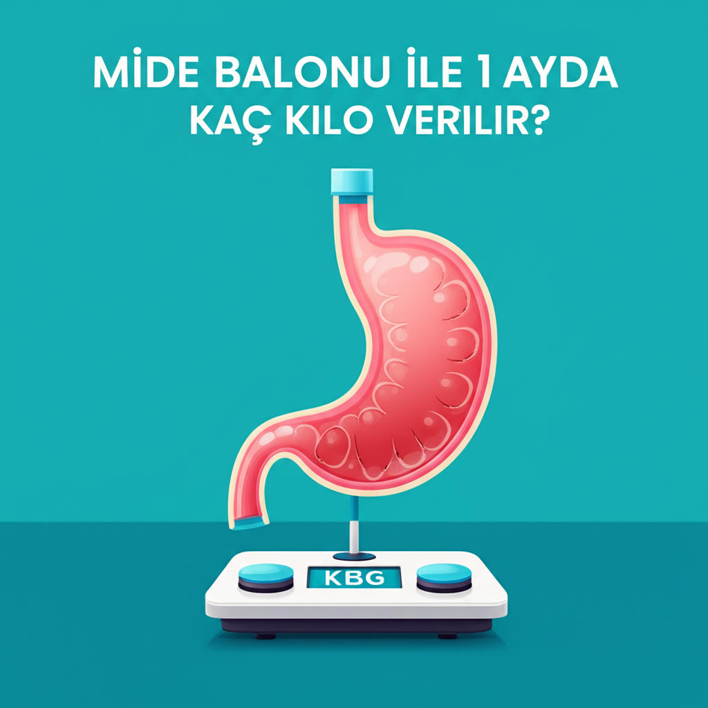 Mide balonu ile 1 ayda kaç kilo verilir?