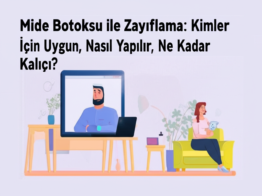Mide Botoksu ile Zayıflama: Kimler İçin Uygun, Nasıl Yapılır, Ne Kadar Kalıcı?