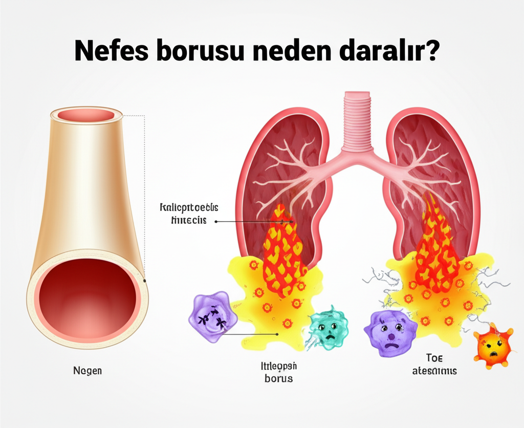 Nefes borusu neden daralır?