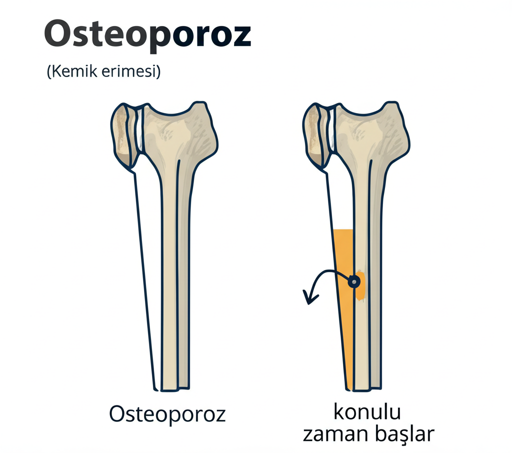 Osteoporoz (Kemik erimesi) ne zaman başlar?