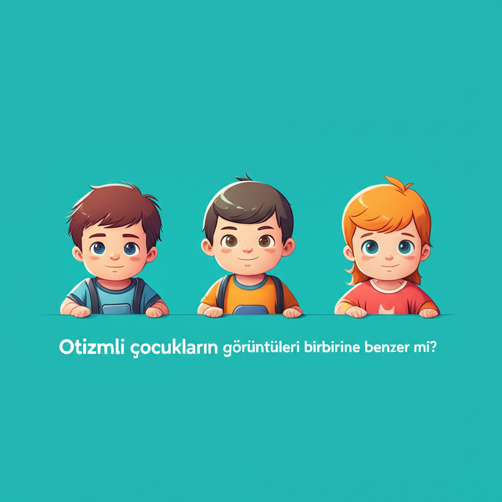 Otizmli çocukların görüntüleri birbirine benzer mi?