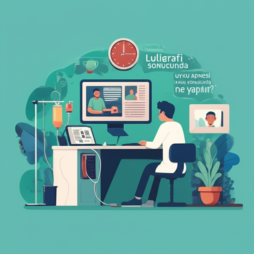 Poligrafi sonucunda uyku apnesi tanısı konulursa ne yapılır?