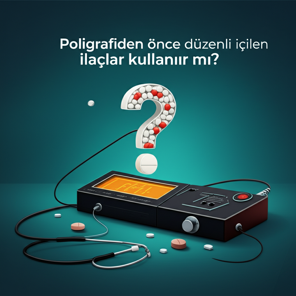 Poligrafiden önce düzenli içilen ilaçlar kullanılır mı?