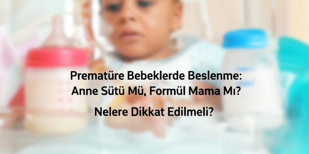 Prematüre Bebeklerde Beslenme: Anne Sütü Mü, Formül Mama Mı? Nelere Dikkat Edilmeli?