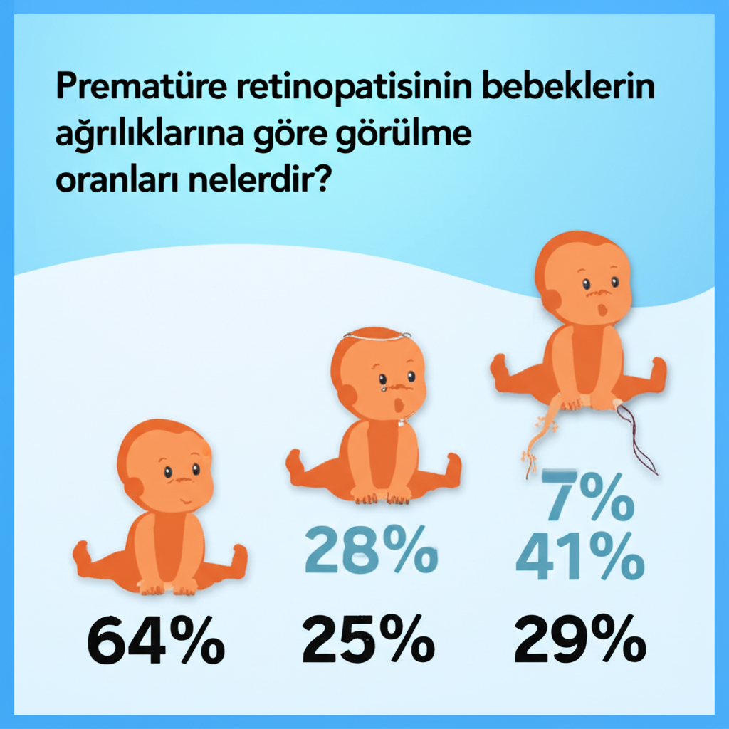 Prematüre retinopatisinin bebeklerin ağrılıklarına göre görülme oranları nelerdir?