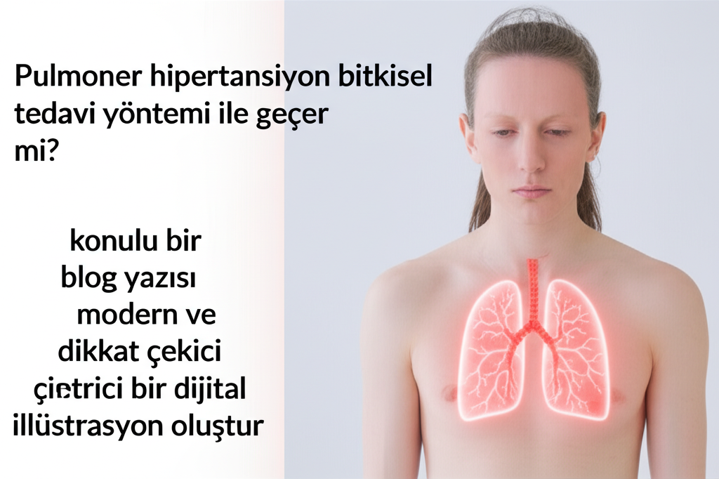 Pulmoner hipertansiyon bitkisel tedavi yöntemi ile geçer mi?