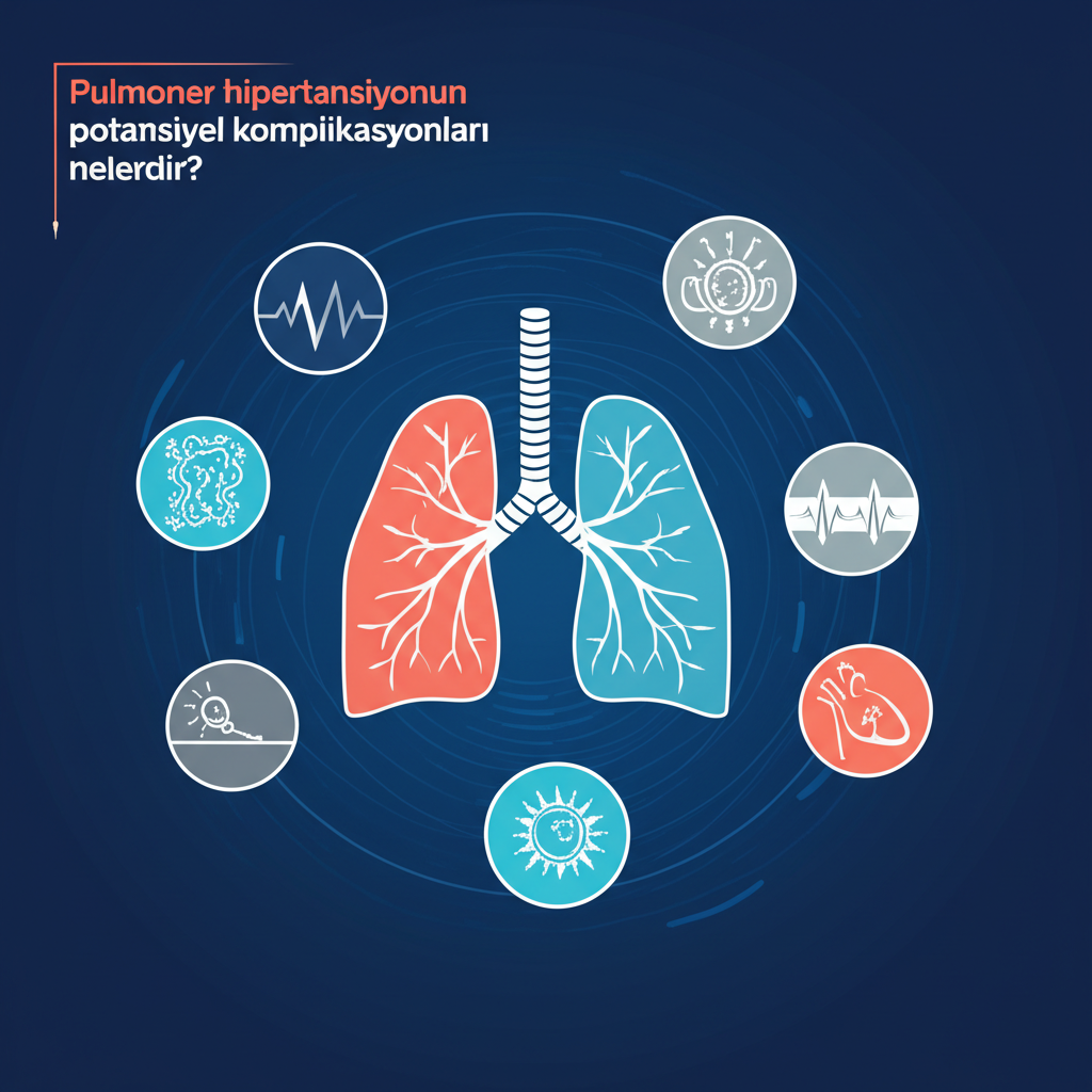 Pulmoner hipertansiyonun potansiyel komplikasyonları nelerdir?