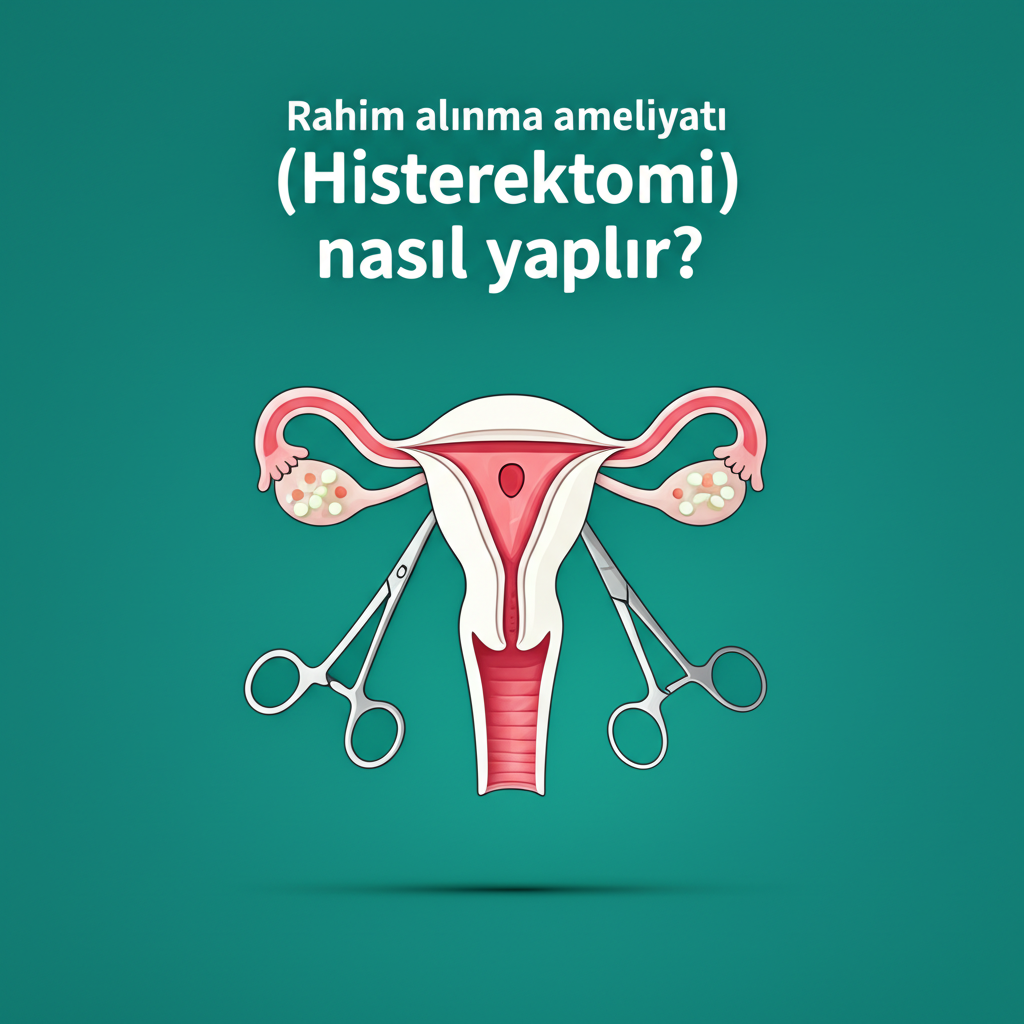 Rahim alınma ameliyatı (Histerektomi) nasıl yapılır?