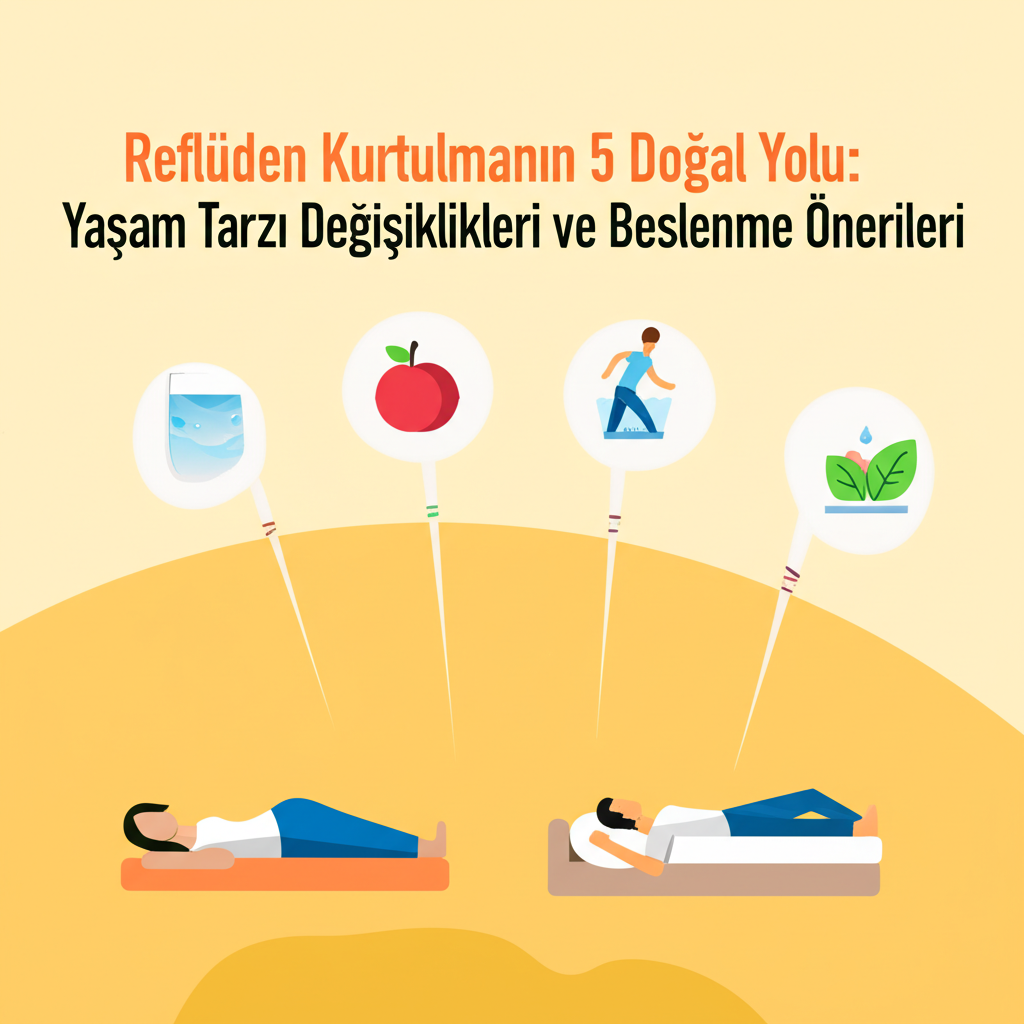 Reflüden Kurtulmanın 5 Doğal Yolu: Yaşam Tarzı Değişiklikleri ve Beslenme Önerileri