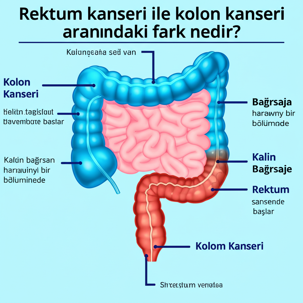 Rektum kanseri ile kolon kanseri arasındaki fark nedir?