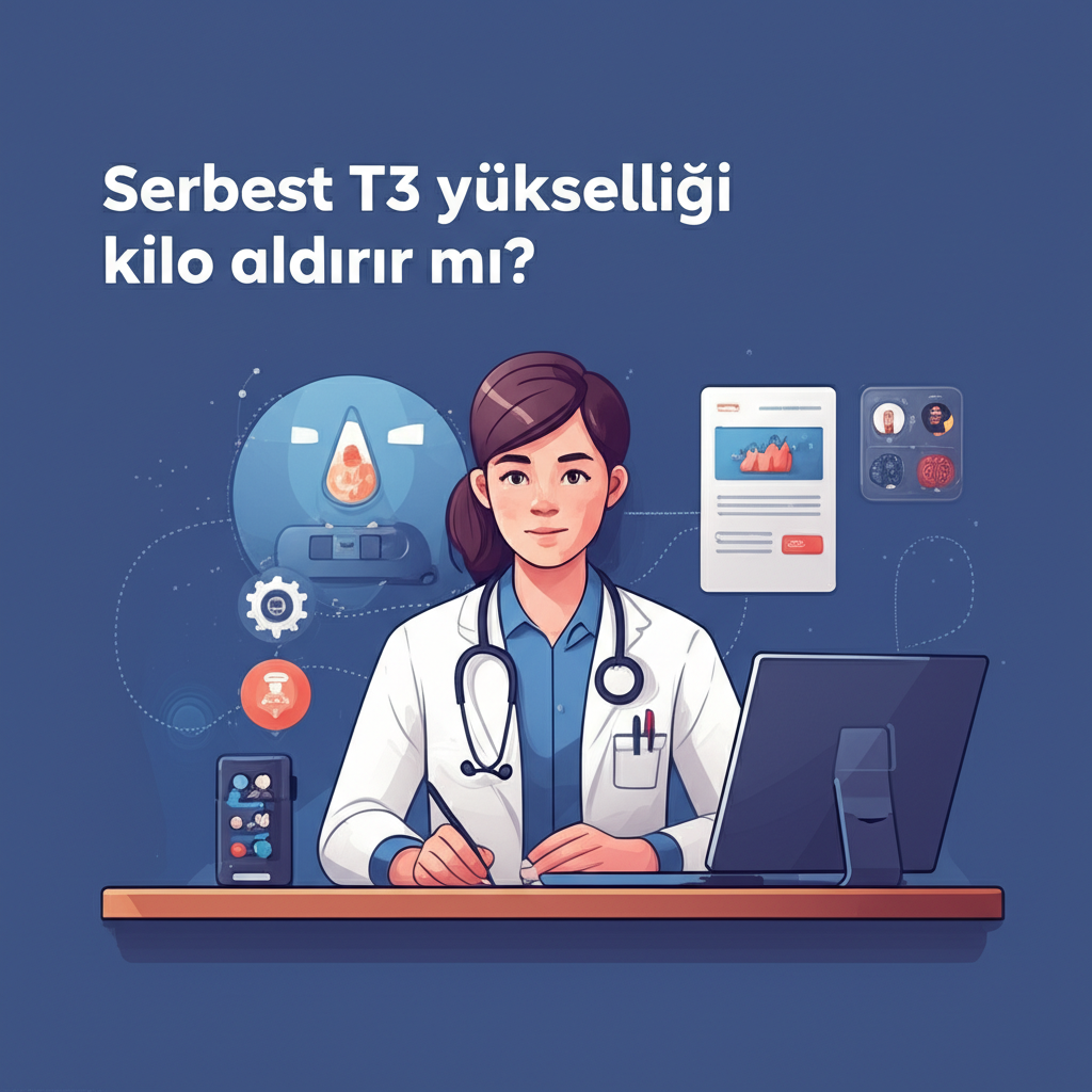 Serbest T3 yüksekliği kilo aldırır mı?