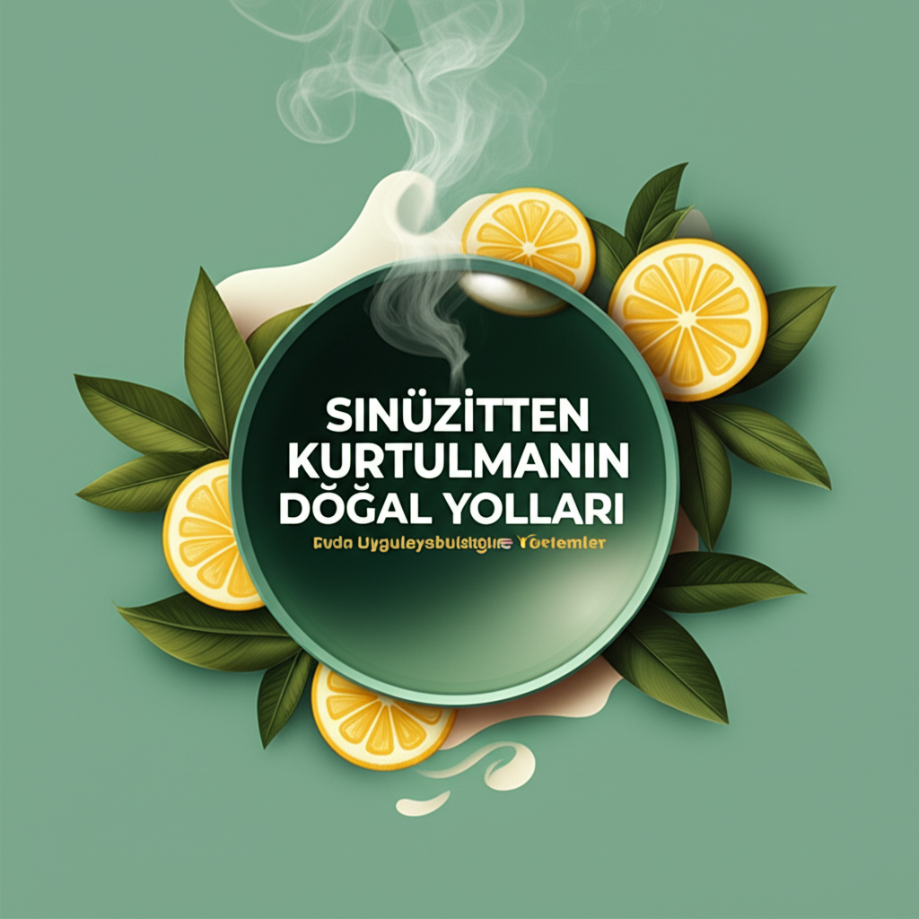 Sinüzitten Kurtulmanın Doğal Yolları: Evde Uygulayabileceğiniz Yöntemler