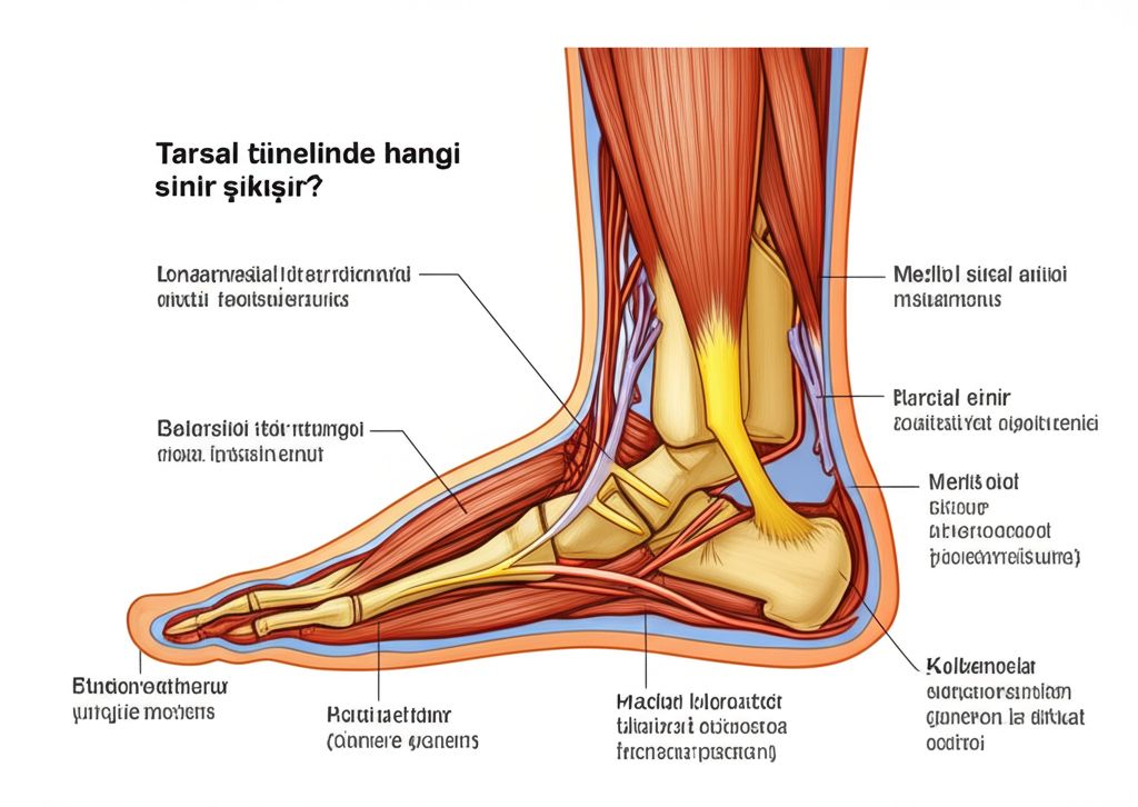 Tarsal tünelinde hangi sinir sıkışır?
