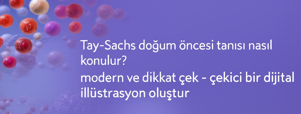 Tay-Sachs doğum öncesi tanısı nasıl konulur?