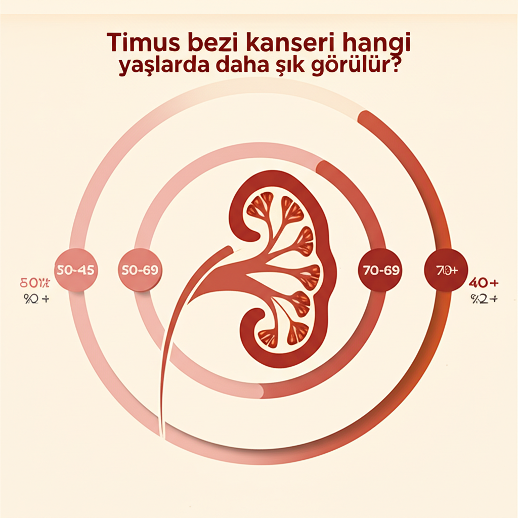 Timus bezi kanseri hangi yaşlarda daha sık görülür?
