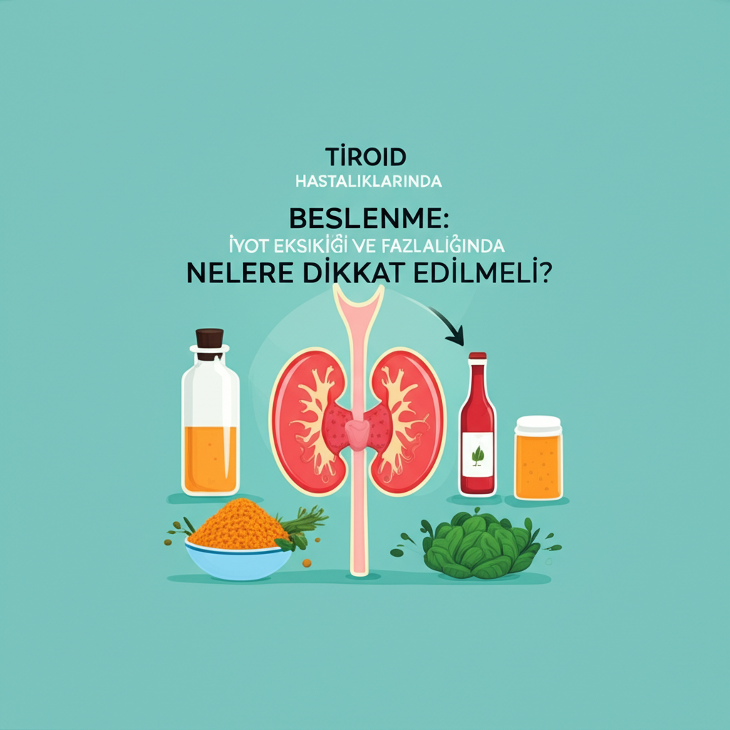Tiroid Hastalıklarında Beslenme: İyot Eksikliği ve Fazlalığında Nelere Dikkat Edilmeli?